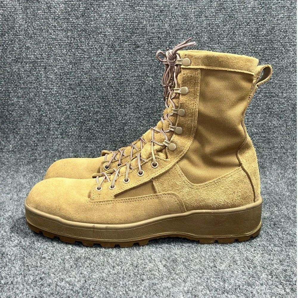 ALTAMA Combat Boots Men's Size‎ 12.5 Tan Suede Gore-Tex GTX Military Work Flight